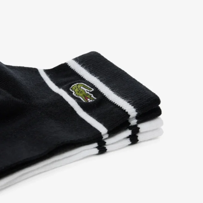 Conjunto de 2 pares de meias às riscas unissexo