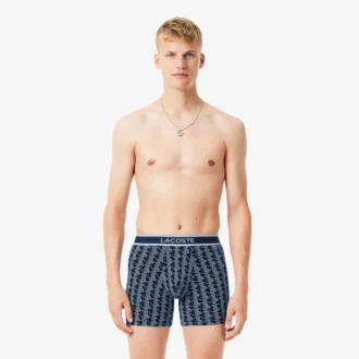 Conjunto de 3 boxers com estampado Monogram para homem
