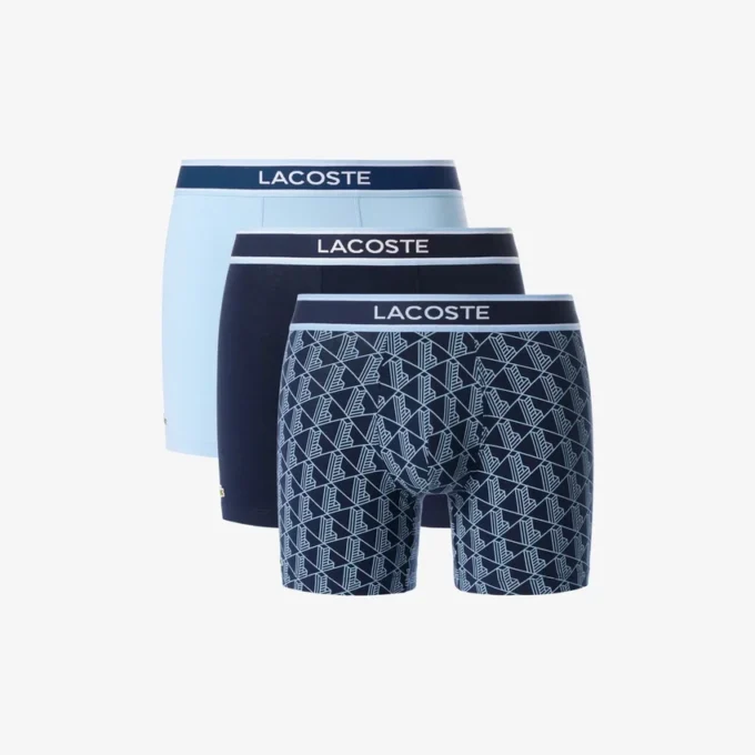 Conjunto de 3 boxers com estampado Monogram para homem