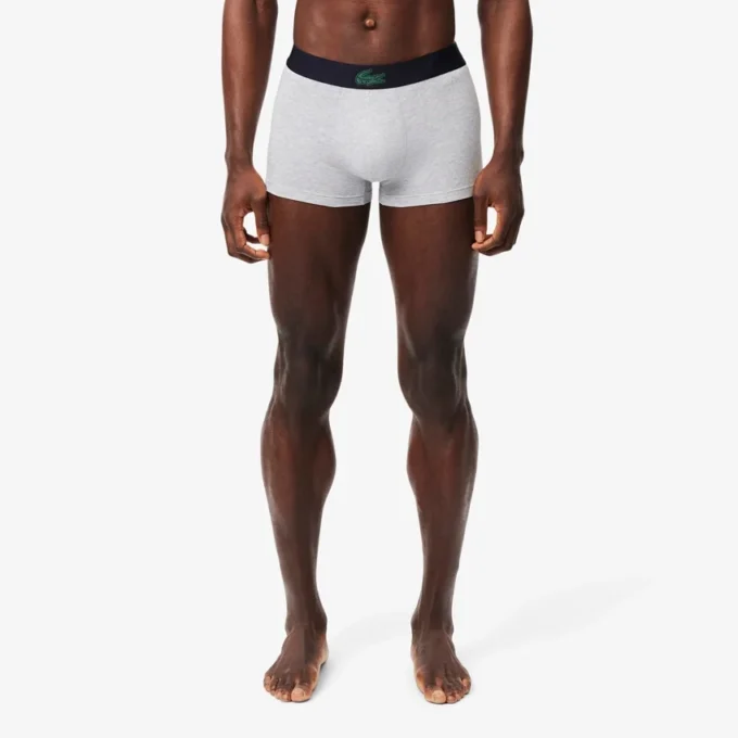 Conjunto de 3 boxers com padrão de crocodilo para homem
