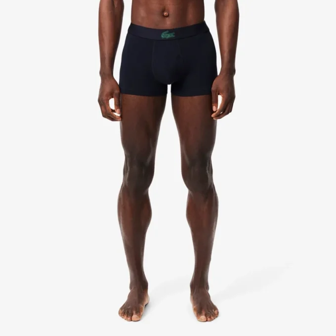 Conjunto de 3 boxers com padrão de crocodilo para homem