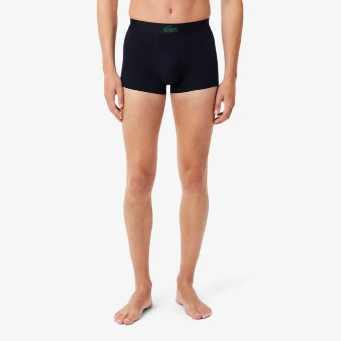 Conjunto de 3 boxers com padrão de crocodilo para homem