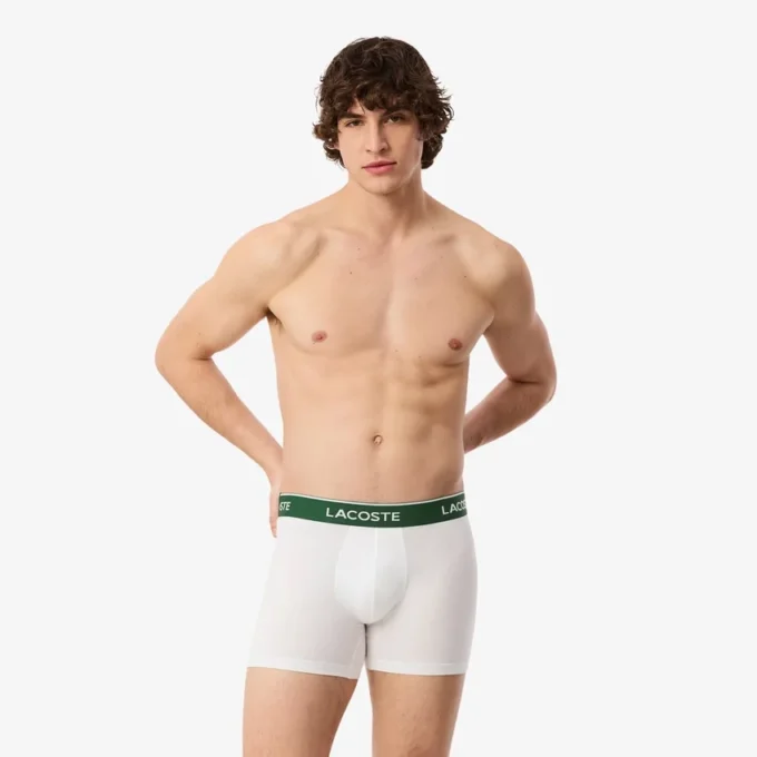 Conjunto de 3 boxers de jersey de algodão para homem