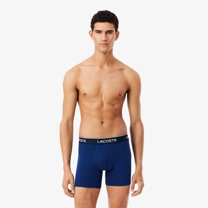 Conjunto de 3 boxers de jersey de algodão para homem
