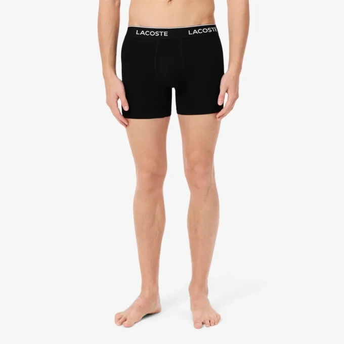 Conjunto de 3 boxers de jersey de algodão para homem