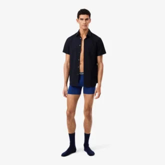 Conjunto de 3 boxers de jersey de algodão para homem