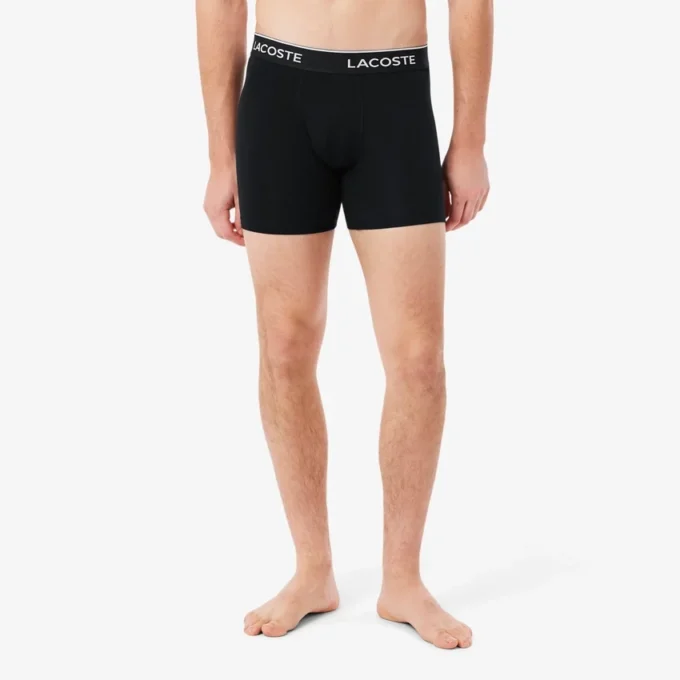 Conjunto de 3 boxers de jersey de algodão para homem
