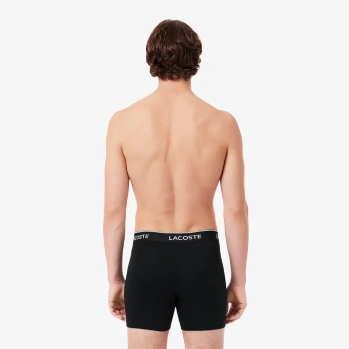 Conjunto de 3 boxers de jersey de algodão para homem
