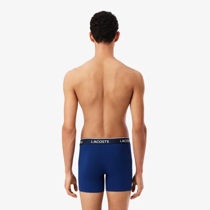 Conjunto de 3 boxers de jersey de algodão para homem