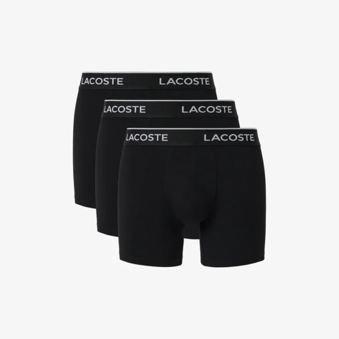 Conjunto de 3 boxers de jersey de algodão para homem