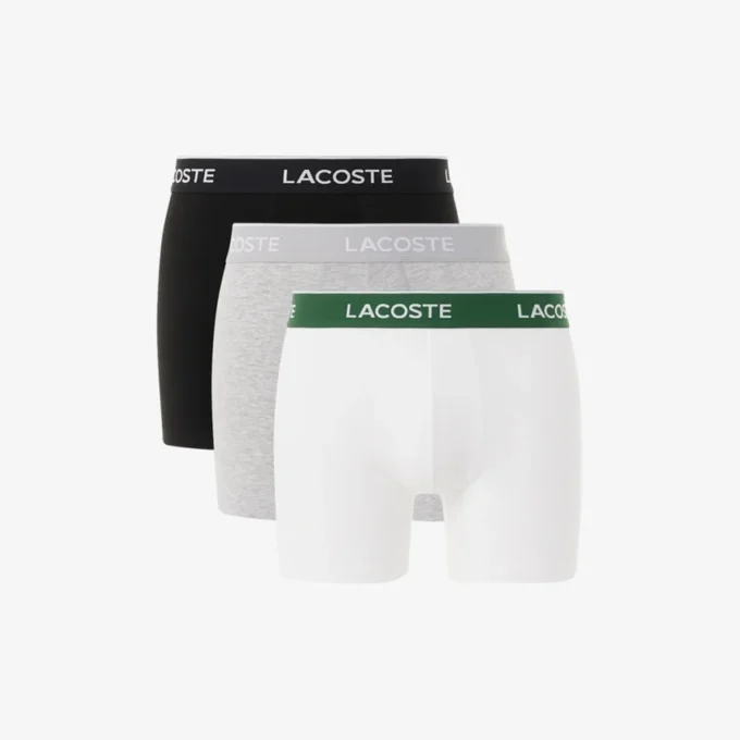Conjunto de 3 boxers de jersey de algodão para homem