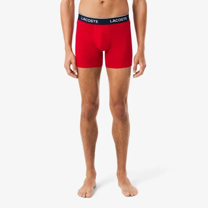 Conjunto de 3 boxers de jersey de algodão para homem