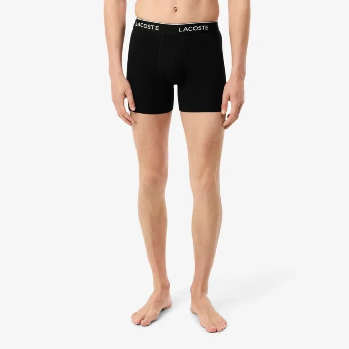 Conjunto de 3 boxers de jersey de algodão para homem