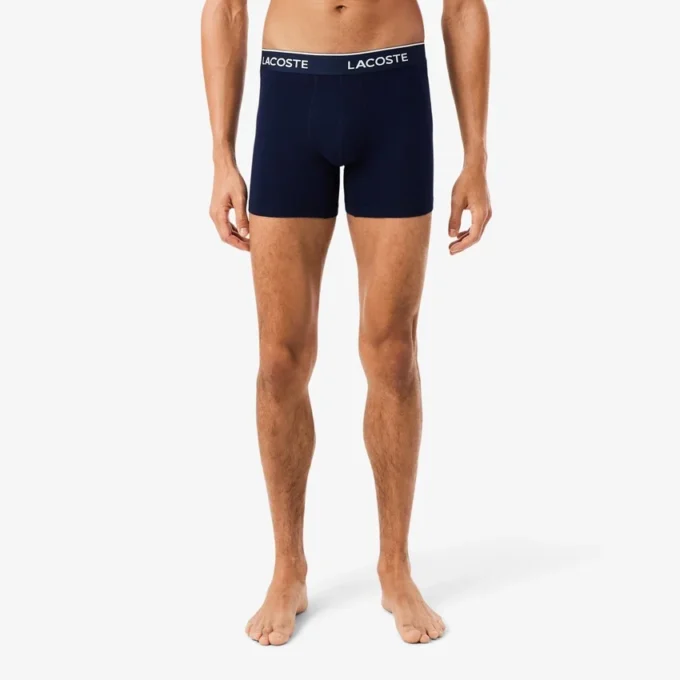 Conjunto de 3 boxers de jersey de algodão para homem