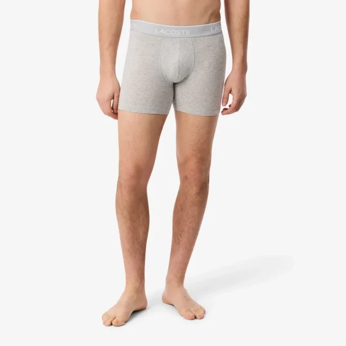 Conjunto de 3 boxers de jersey de algodão para homem