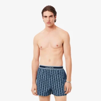 Conjunto de 3 boxers de popeline de algodão para homem