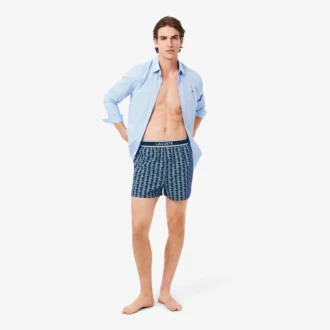 Conjunto de 3 boxers de popeline de algodão para homem
