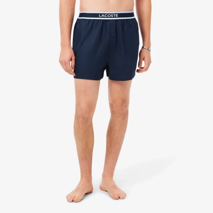 Conjunto de 3 boxers de popeline de algodão para homem