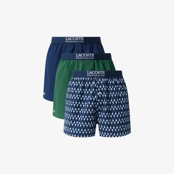 Conjunto de 3 boxers Edição Roland Garros