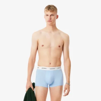 Conjunto de 3 boxers em algodão elástico para homem