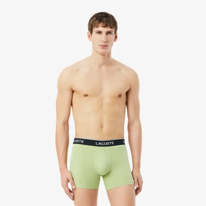 Conjunto de 3 Boxers em algodão elástico para homem