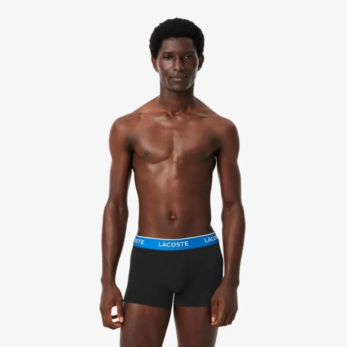 Conjunto de 3 boxers em algodão elástico para homem