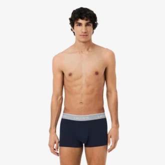 Conjunto de 3 boxers em algodão elástico para homem