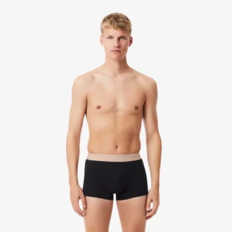 Conjunto de 3 boxers em algodão elástico para homem