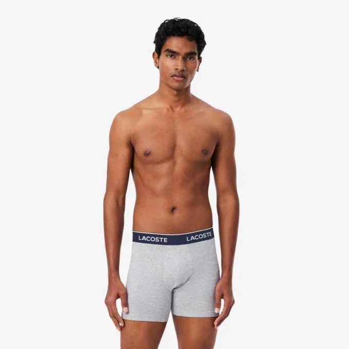 Conjunto de 3 Boxers em algodão elástico para homem