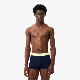 Conjunto de 3 boxers em algodão elástico para homem