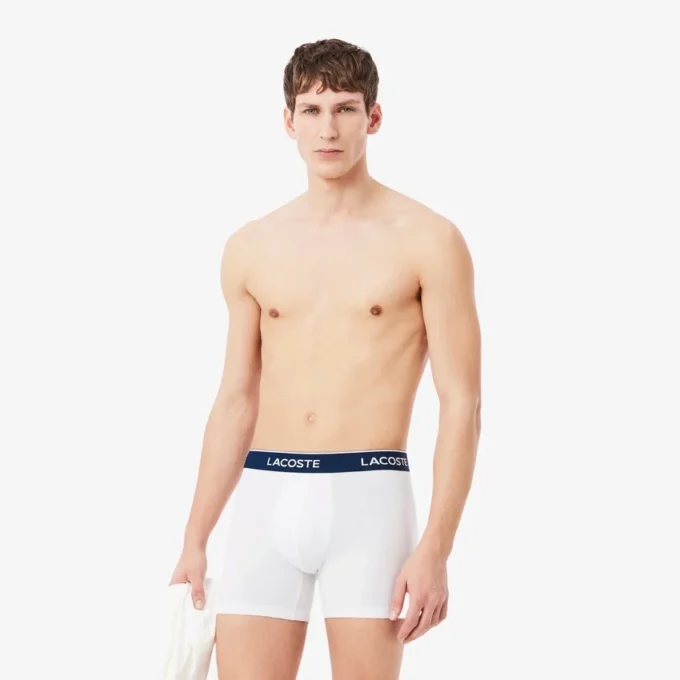 Conjunto de 3 Boxers em algodão elástico para homem