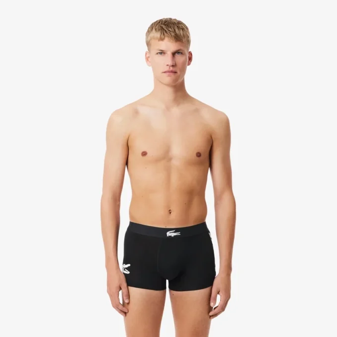 Conjunto de 3 boxers em algodão elástico para homem