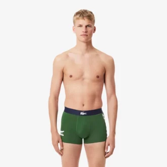 Conjunto de 3 boxers em algodão elástico para homem