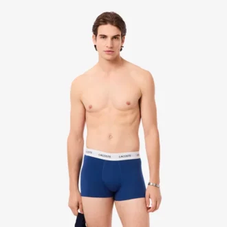 Conjunto de 3 boxers em algodão elástico para homem