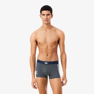 Conjunto de 3 boxers em algodão elástico para homem