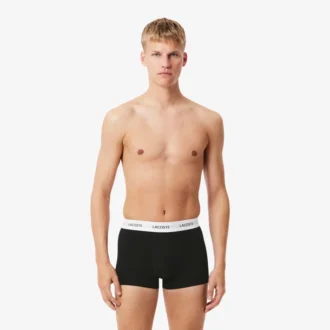 Conjunto de 3 boxers em algodão elástico para homem