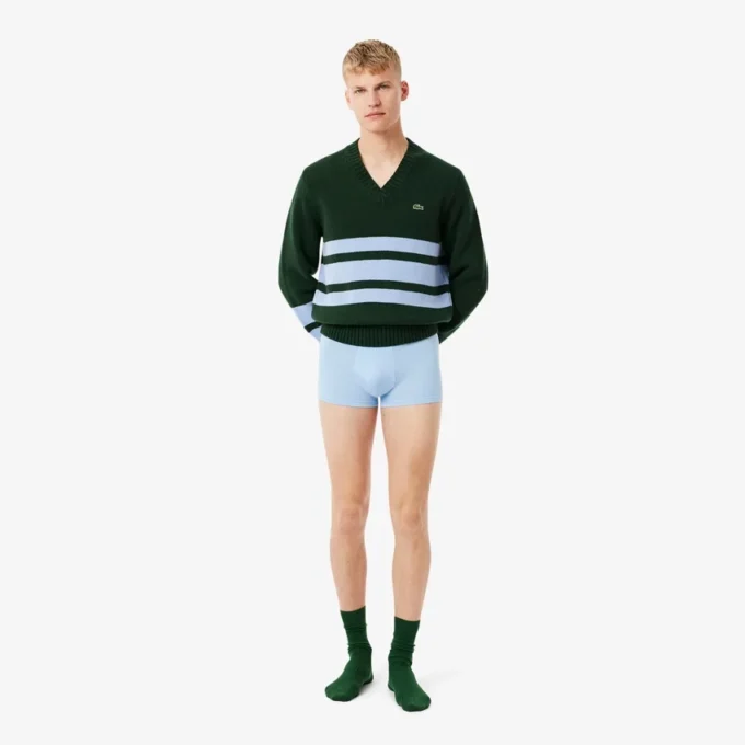 Conjunto de 3 boxers em algodão elástico para homem