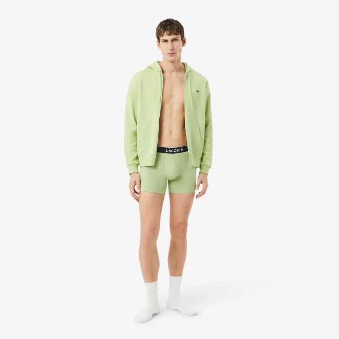 Conjunto de 3 Boxers em algodão elástico para homem