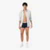 Conjunto de 3 boxers em algodão elástico para homem