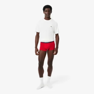 Conjunto de 3 boxers em algodão elástico para homem