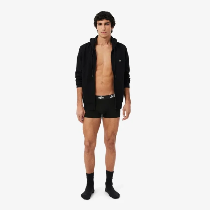 Conjunto de 3 boxers em algodão elástico para homem