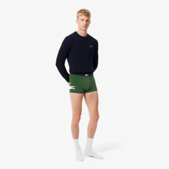 Conjunto de 3 boxers em algodão elástico para homem