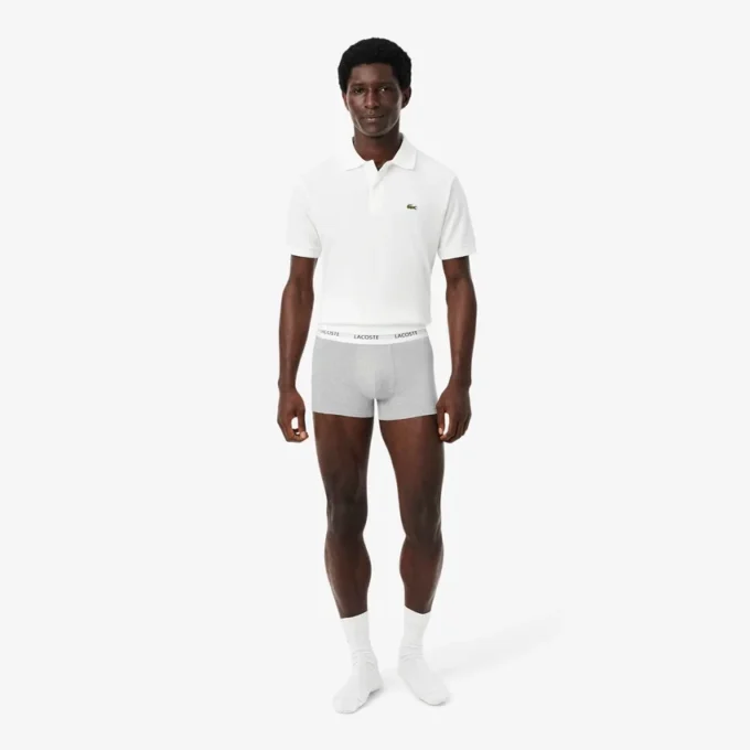 Conjunto de 3 boxers em algodão elástico para homem