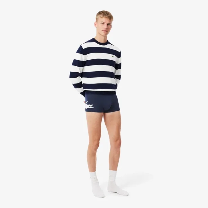 Conjunto de 3 boxers em algodão elástico para homem