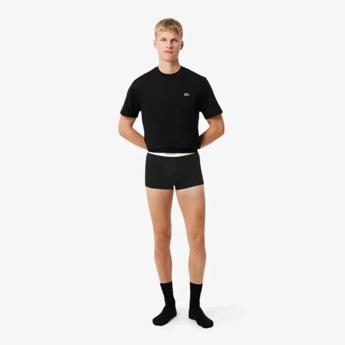 Conjunto de 3 boxers em algodão elástico para homem