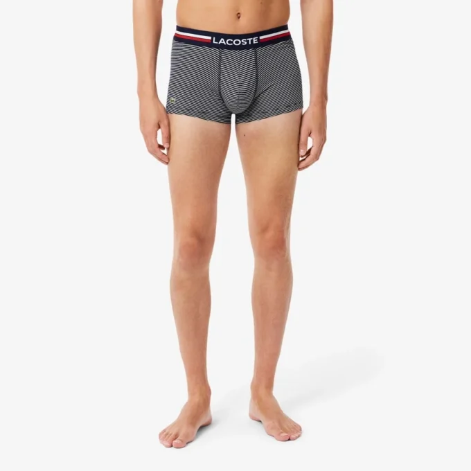 Conjunto de 3 boxers em algodão elástico para homem