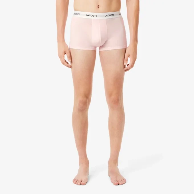 Conjunto de 3 boxers em algodão elástico para homem