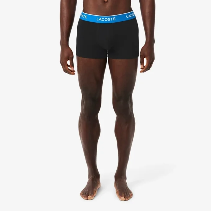 Conjunto de 3 boxers em algodão elástico para homem