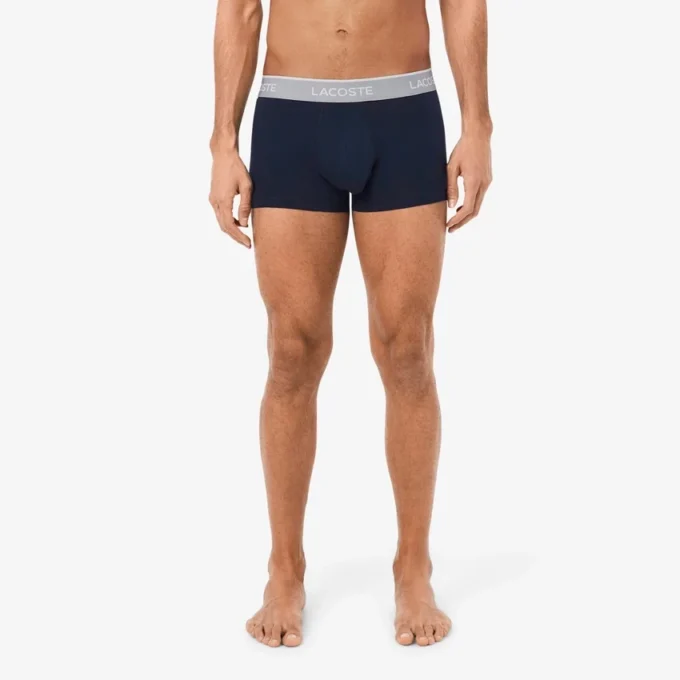 Conjunto de 3 boxers em algodão elástico para homem