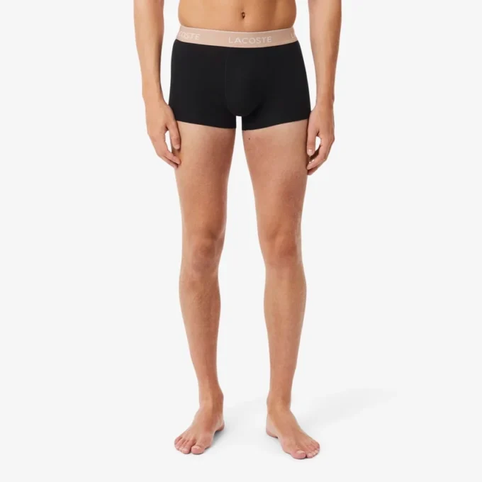 Conjunto de 3 boxers em algodão elástico para homem